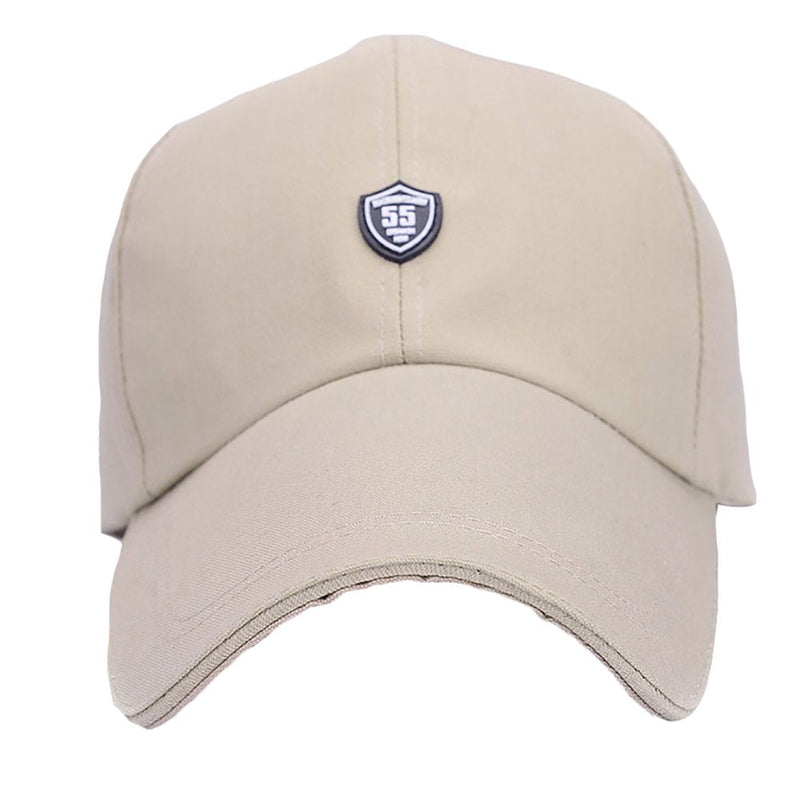 EZ-Joyce Unisex Long Brim Baseball Cap Cotton Adjustable Sun Hat Large Visor Anti-UV for Outdoor Sports Camel2 - BeesActive Australia