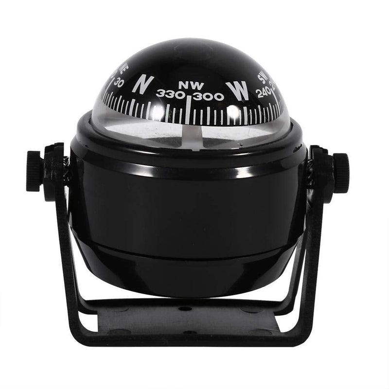 fo sa Multi-Purpose Digital Compass, Voyager Bracket Mount Compass Sea Marine Bracket Mount Compass Voyager Outside Fits Car Boat Caravan Truck Watercraft(Black) - BeesActive Australia