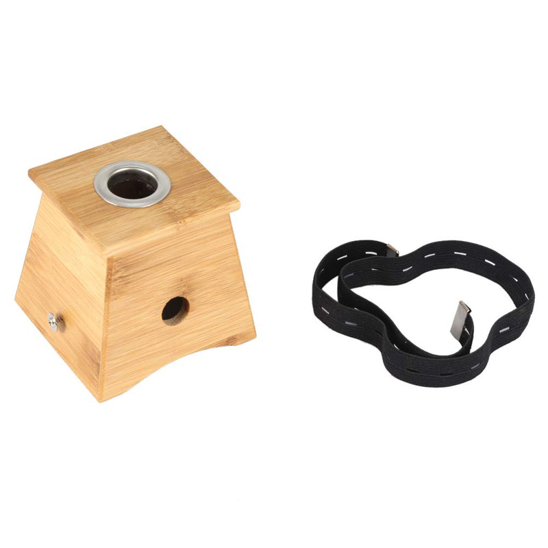 Moxibustion Box - Fashion Moxa Roll Stick Bamboo Box, Health Care Healing Therapy Moxibustion Holder Case (Style : 1 Hole) - BeesActive Australia