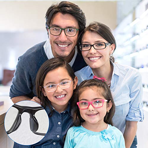 60 Pairs Eyeglass Nose Pads, Anti-Slip Eyeglass Pads Adhesive Nose Pad Glasses Transparent Soft Silicone Nose Pads for Glasses Spectacles - BeesActive Australia