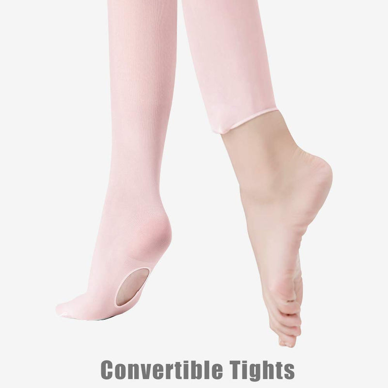 STELLE Ultra Soft Pro Dance Tight/Ballet Transition Tight (Toddler/Little Girl/Big Girl/Women) 4-6 Years Ballet Pink - BeesActive Australia
