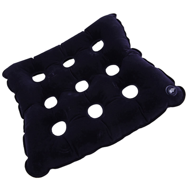 Honiwu Pressure Sore Prevention Inflatable Cushion, Square Cushion Seat for Pressure Sores, Non-bedsores Cushion with Bonus Air Pump, Inflatable Cushion for Wheelchair Office Chair Car (Dark Blue) Dark Blue - BeesActive Australia