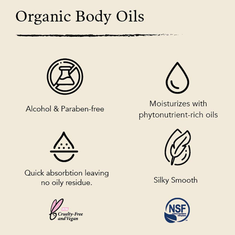 Greenerways Organic Body Oils - Therapeutic Massaging Oils - Scar Removal Oil for Glowing Skin - Anti-Aging Skin Care - Paraben & Alcohol-Free - USDA Certified - Pack of 3, 4 Oz Each - BeesActive Australia