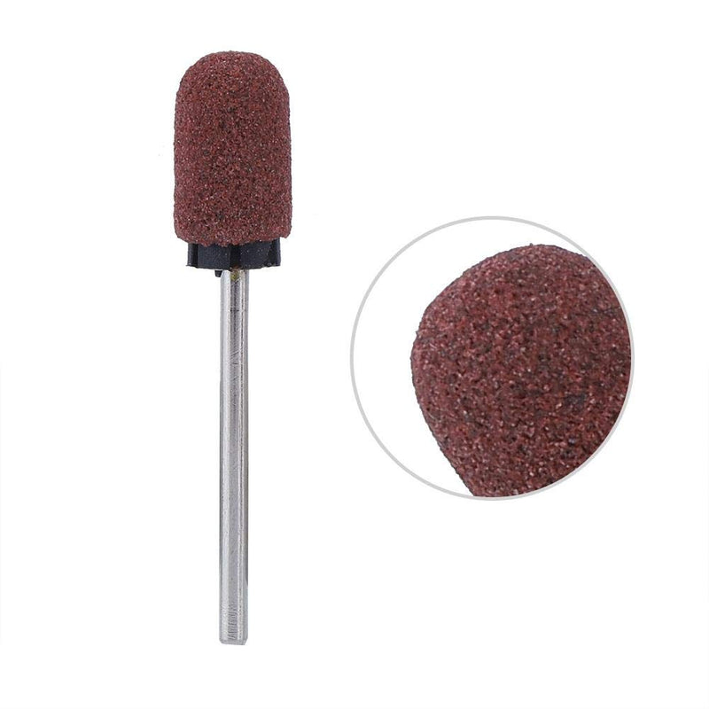 Nail Drill Heads, 10 Pcs Nail Grinders Drill Bits Manicure Machine Tools Sand Manicure Pedicure Tool Nail Dedicated Head Grinding Sanding Cap Polisher for Nail Drill Accessories(2#) 2# - BeesActive Australia