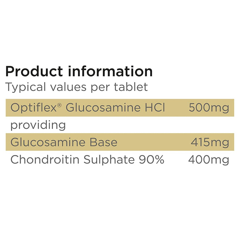 Healthspan Elite Glucosamine & Chondroitin Tablets (2 Months� Supply) | Optiflex Glucosamine & Chondroitin Sulphate to Support Joint Health | All Blacks Official Partner | Informed Sport Accredited - BeesActive Australia