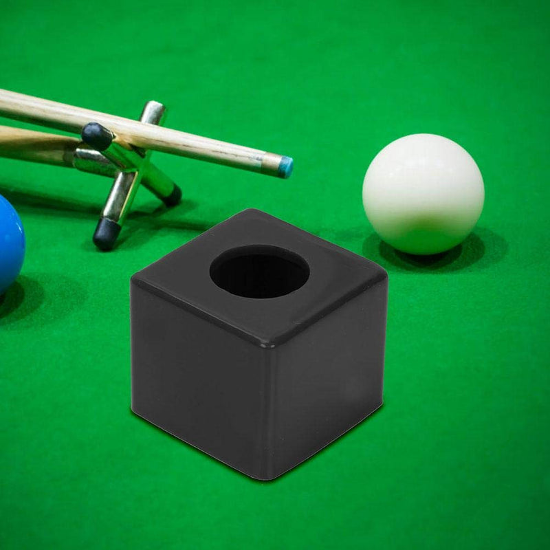 [AUSTRALIA] - Zer one Durable Chalk Holder Portable Billiards Chalk Pool Cue Chalk Holder Billiards Accessory(Black) 