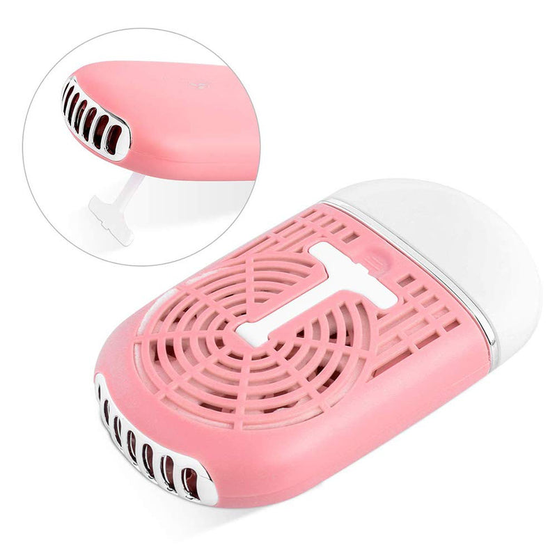 YWXTW USB Mini Fans Blower for Eyelash Extension Glue / Nail Polish Quick Dryer Handheld Portable Rechargeable Air Conditioning Cooling for Girl for Women (Pink) Pink - BeesActive Australia