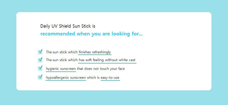 SWANICOCO Daily UV Shield Sun Stick 0.7 Oz, 20g, Pore Care, Sebum Cleaner - BeesActive Australia