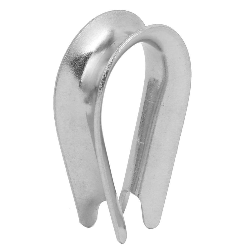 SamIdea 8mm 5/16 inch Wire Rope Chain Thimble for Boat Rigging, 304 Stainless Steel Rope Thimble Rigging (Pack of 10) - BeesActive Australia