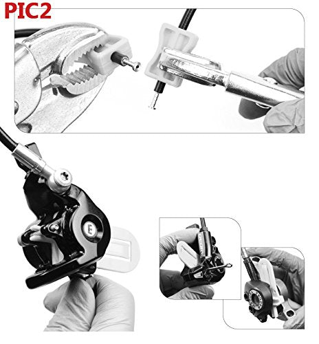 Revmega Bleeder Hydraulic Disc Brake Bleed Kit Tool fit Shimano - Inc. 60ml Mineral Oil Fluid - BeesActive Australia