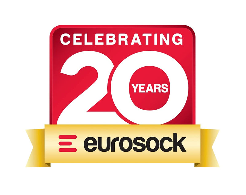 Eurosock Unisex-Adult Eco Lite Weight Snow Board Socks Medium White/Black - BeesActive Australia
