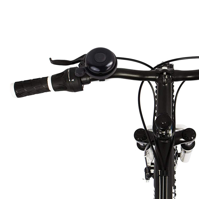 MINI-FACTORY Bike Bell for Adults Kids, Loud Crisp Clear Sound Bicycle Bell for Outdoor Cycling Safe Ring Horn Cycling Accessories (Left-Hand Use) - Black Black (Left-Hand-Use) - BeesActive Australia
