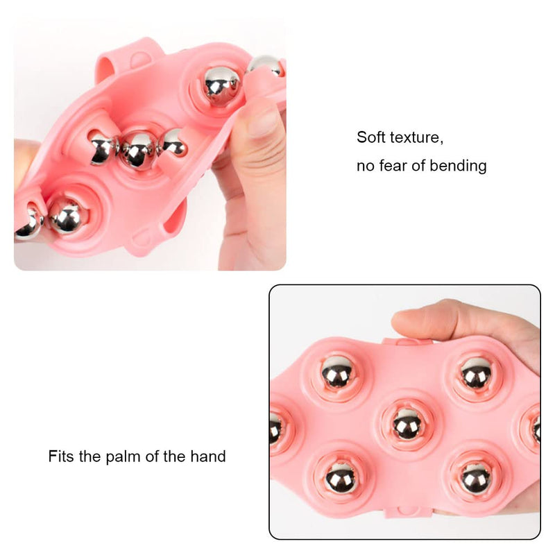 Massage Glove Bead Massage Roller Manual Roller Massager for Full Body Care Deep Tissue Stress Relief and Cellulite Reduction - BeesActive Australia