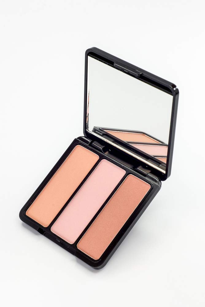 EVE PEARL Blush Trio Blush Palette Everyday Natural Looking Long Lasting Makeup Vitamin E Skincare- Sweet Cheeks - BeesActive Australia