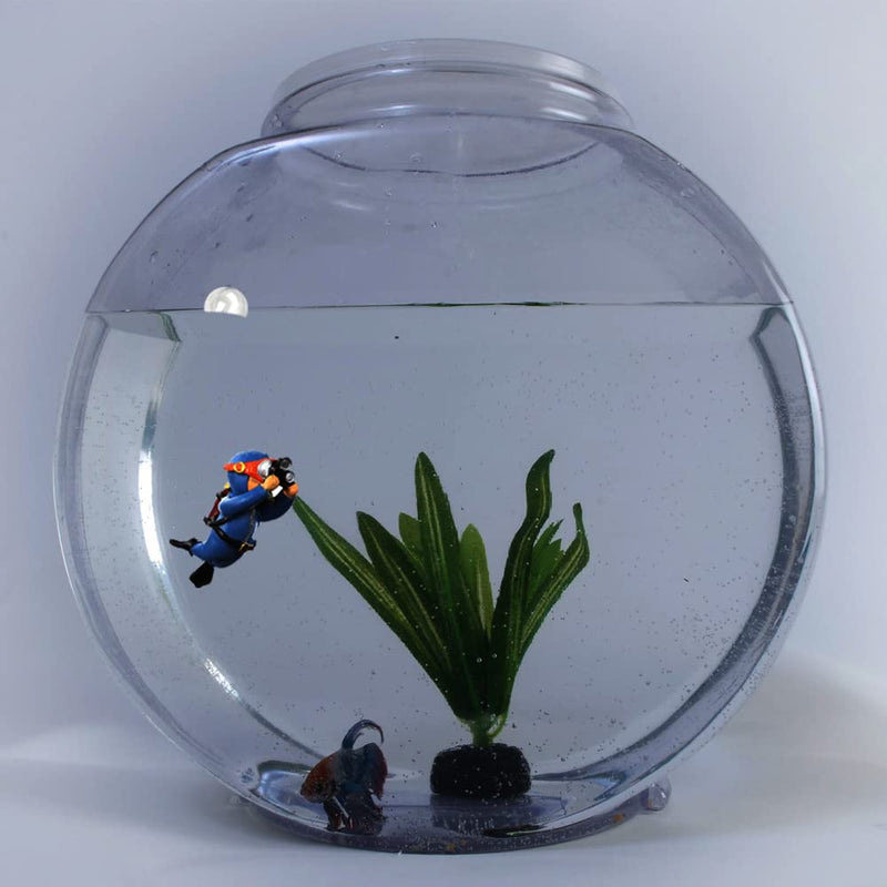 onesimcr Floating Fish Tank Decorations，Aquarium Decorations, Lovely Diver Fish Tank Decorations, Floating Device Fish Tank Accessories，Suitable for All Kinds of Fish Tanks - BeesActive Australia