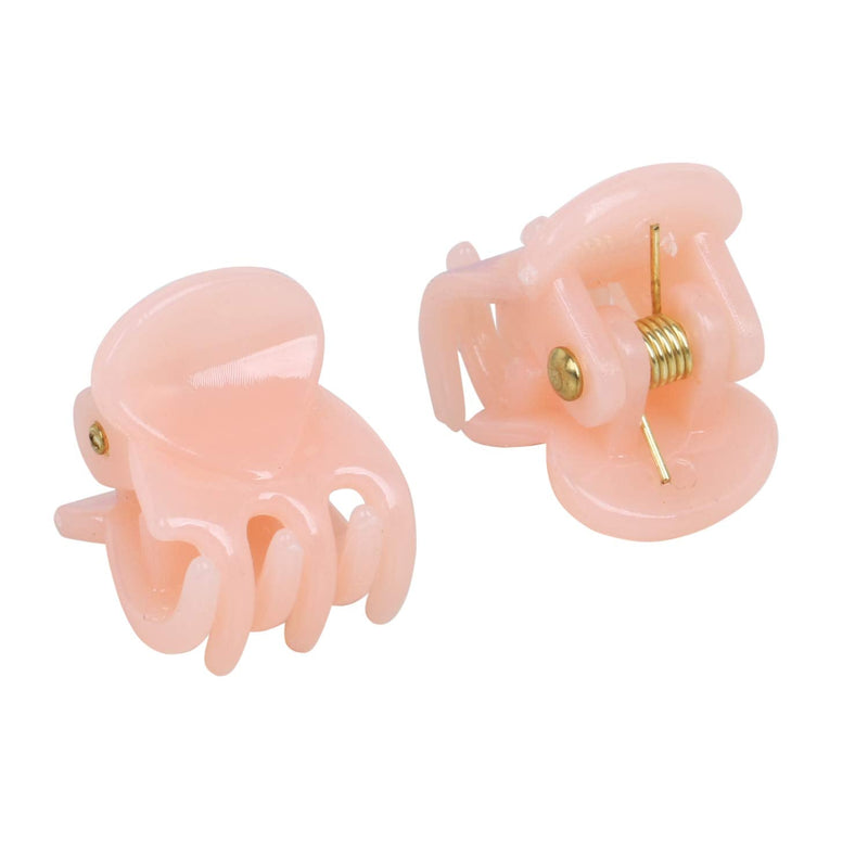 TRIXES Set of 12 Hair Claws – Miniature Styling Grips Pin Clamps – 6 Assorted Pastel Colours - BeesActive Australia
