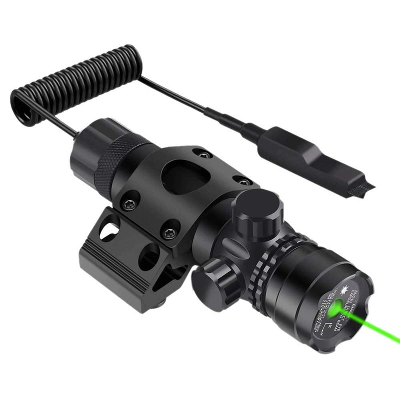 Higoo Tactical Military Green Laser Sight Dot Scope with Ring Mount Compatible with MLOK System and Pressure Switch for Hunting and Shooting - BeesActive Australia