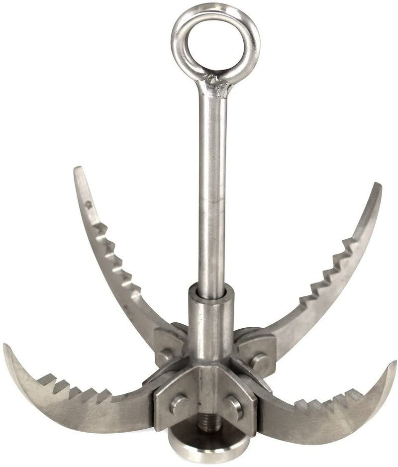 Brute Magnetics Stainless Steel Foldable Grappling Hook | Compact with Non-Slip Stainless Steel Prongs - BeesActive Australia