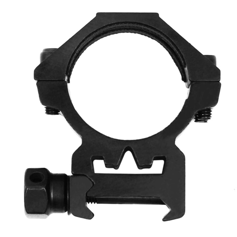 West Lake Scope Rings 1 Inch 30mm Low Profile Scope Mounts for Picatinny Weaver Rail (Set of 2), See-Thru Design, Ring Adapter Inserts Included - BeesActive Australia