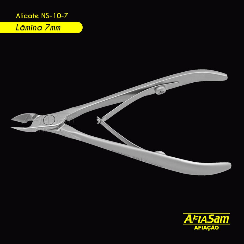STALEKS PRO SMART 10 NS-10-7 Cuticle Nippers FULL JAW 0.27 INCH 7mm For Professionals and Experts Handmade in Europe with Blade Protector - BeesActive Australia