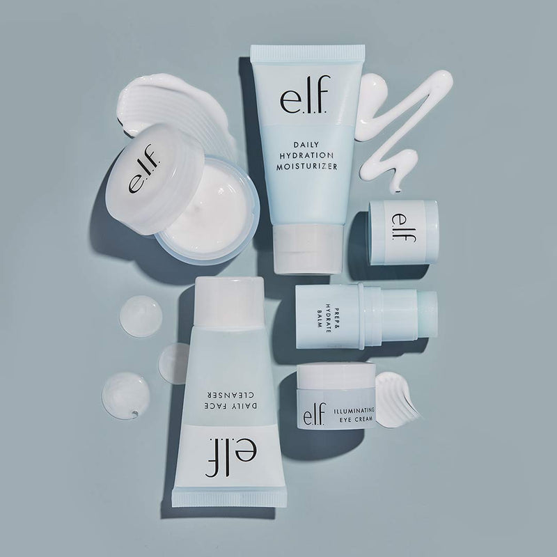 e.l.f. Jet Set Hydration Kit, Travel Friendly Skincare Set, Cleanser, Balm, moisturiser, Eye Cream & Night Cream - BeesActive Australia