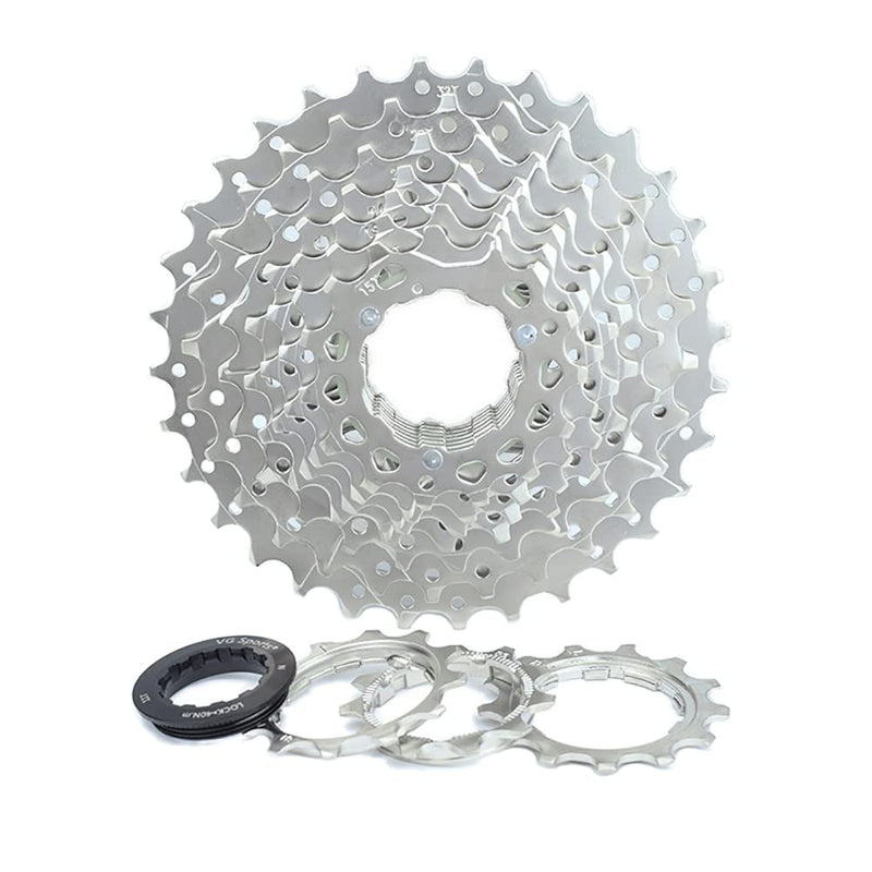 VG SPORTS 8/9/10/11 Speed Cassette 11-32T/11-36T/11-40T/11-42T/11-46T/11-50T Bicycle Cassette Fit for Mountain Bike/Road Bike Compatible with Shimano Sram - BeesActive Australia