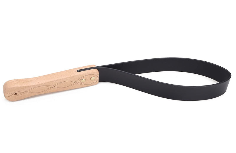 Turgorl Leather Paddle Wood Handle Belting Paddles Premium Quality Horse Strap-16.1x1.4inches - BeesActive Australia