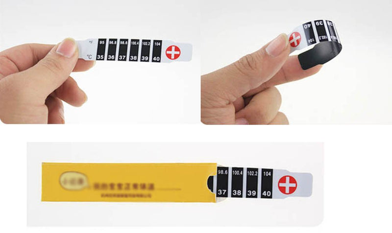 New, Reusable, Kids, Infant, Safety, Forehead Strip Thermometer, Baby Temperature Fever Body Test - BeesActive Australia