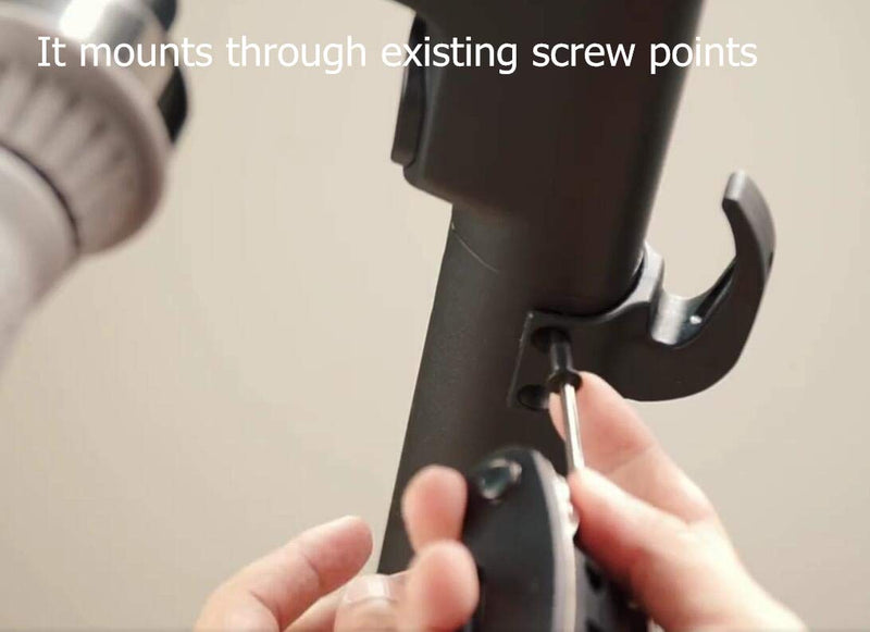 HUIKANGSHENG Handy Hanger Hook Solid Plastic for Ninebot Scooter Hanging Pothook Accessories for Segway Ninebot Max E-Scooter,Black - BeesActive Australia