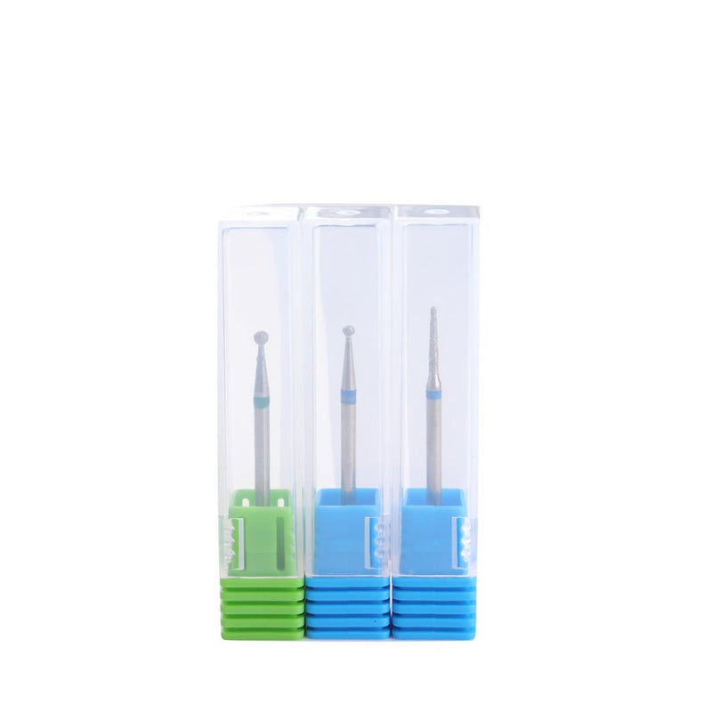 3PCS Cuticle Clean Carbide Nail Drill Bit Diamond Rotary Burrs Electric Nail File For Manicure Pedicure Tools A - BeesActive Australia