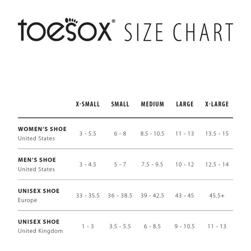 [AUSTRALIA] - ToeSox Women's Bella Full Toe Grip (Melody) Medium 