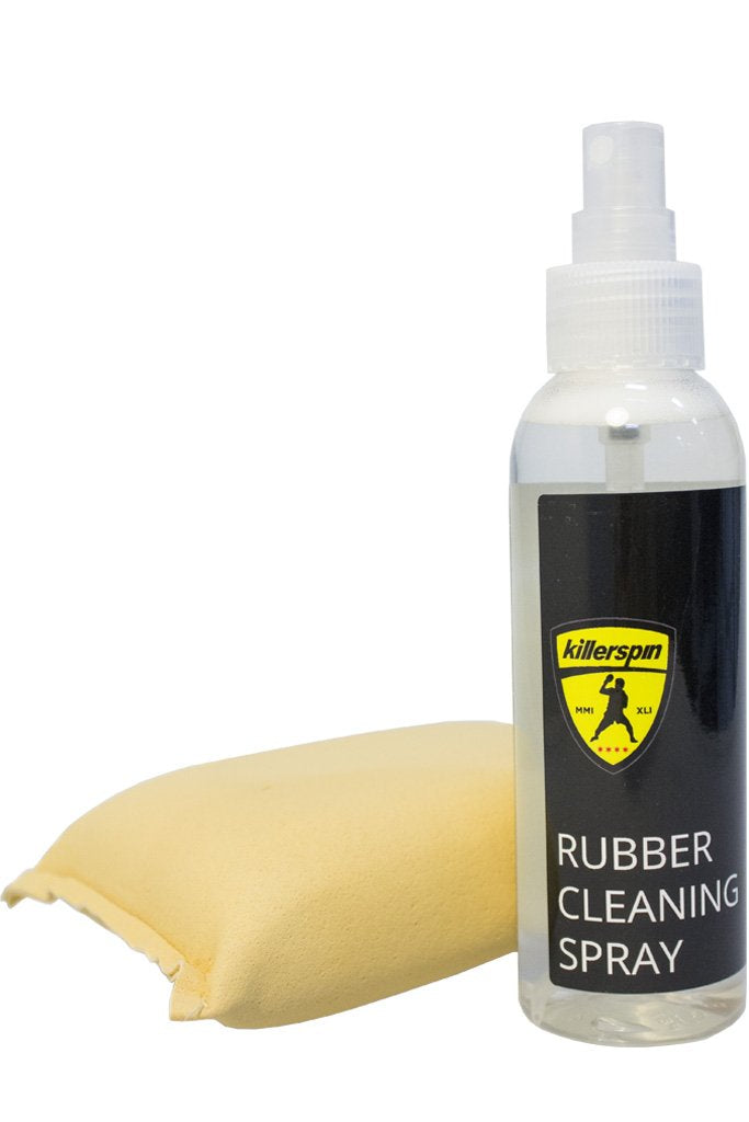 [AUSTRALIA] - Killerspin Ping Pong Paddle Rubber Cleaner| Table Tennis Racket Cleaning Spray Kit| Ping Pong Bat & Blade Equipment Care| Accessories Maintenance & Protection| 125ml Spray Bottle with 2-Sided Sponge 