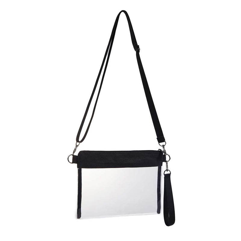 HTLCMMT Clear Bags for Women Clear Purse Clear Crossbody Bag, Stadium Approved for Work Sporting Event - BeesActive Australia