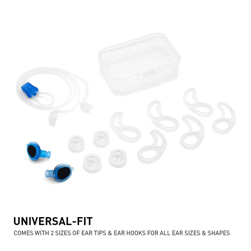 ADV. Eartune Aqua U Surfer/Swimmer Ear Plugs, Blocks Out Water Lets Sound in, Universal-fit with Lanyard, Perfect for Swimming, Surfing, Diving and Other Water Activities - BeesActive Australia