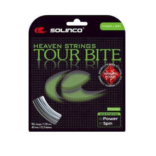 [AUSTRALIA] - Solinco Tour Bite Diamond Rough Tennis String Silver 16 