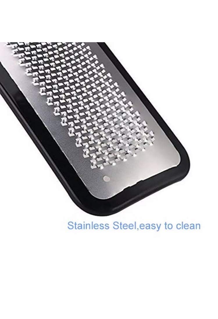 Premium Foot File Rasp, Heel Scraper for Feet, Best Callus Remover, For Dry and Wet Feet, Exfoliate and Remove Hard Skin, Professional Grade Stainless Steel (Black) by Youthful Lustre - BeesActive Australia