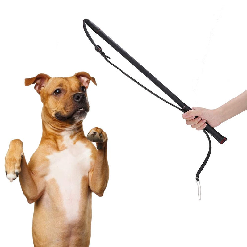 Pssopp Cowhide Dog Agitation Whip Dog Teaser Wand Dog Training Whip Dog Teaser Wand Outdoor Playing for Pulling, Chasing, Chewing, Teasing, Training - BeesActive Australia
