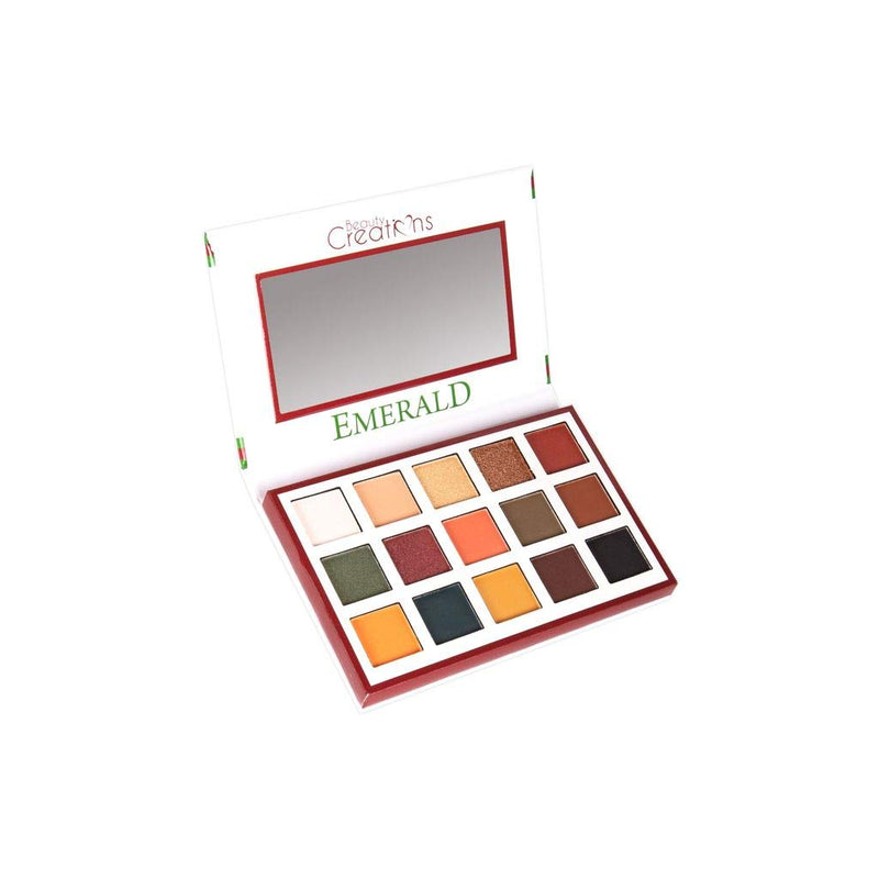 Beauty creations Emerald collection 1 eyeshadow Palette 15 pigmented colors. - BeesActive Australia