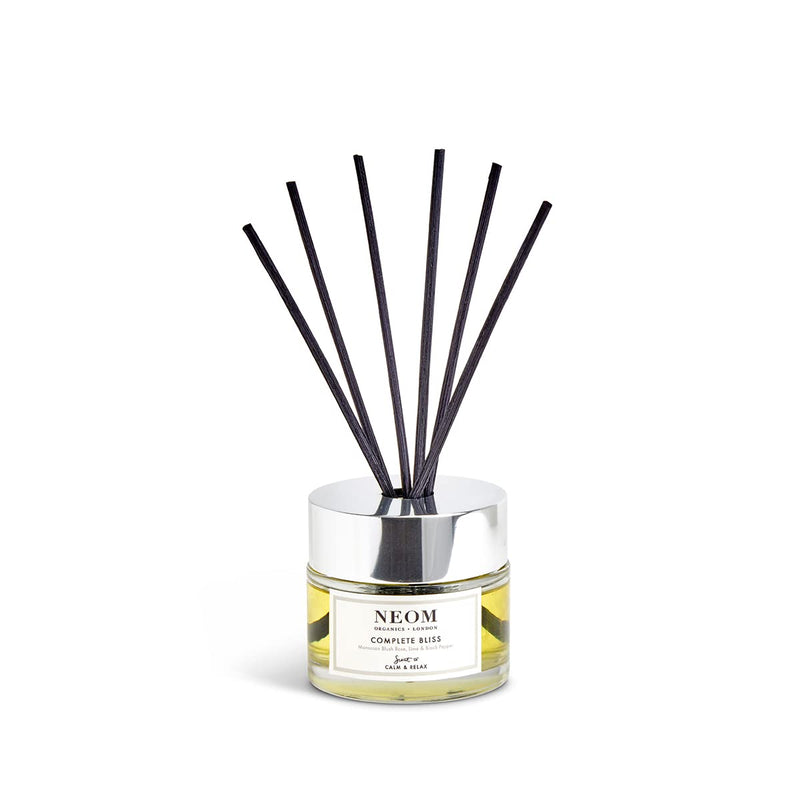 Neom- Complete Bliss Luxury Reed Diffuser, 100ml | Black Pepper & Blush Rose | Scent To De-stress - BeesActive Australia