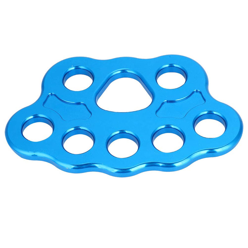 VGEBY Rigging Plate, 8 Holes Paw Descender Plate Multi Anchor Point Connector Gear for Caving Climbing Rescue - BeesActive Australia