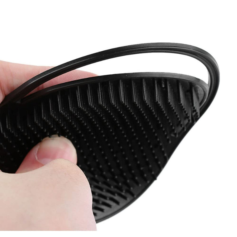 6PCS Men Hair Comb Brush Pocket Beard Mustache Palm Scalp Massage Travel,Hand Pocket Comb Scalp Massager Portable Soft Pocket Men Black Brush - BeesActive Australia