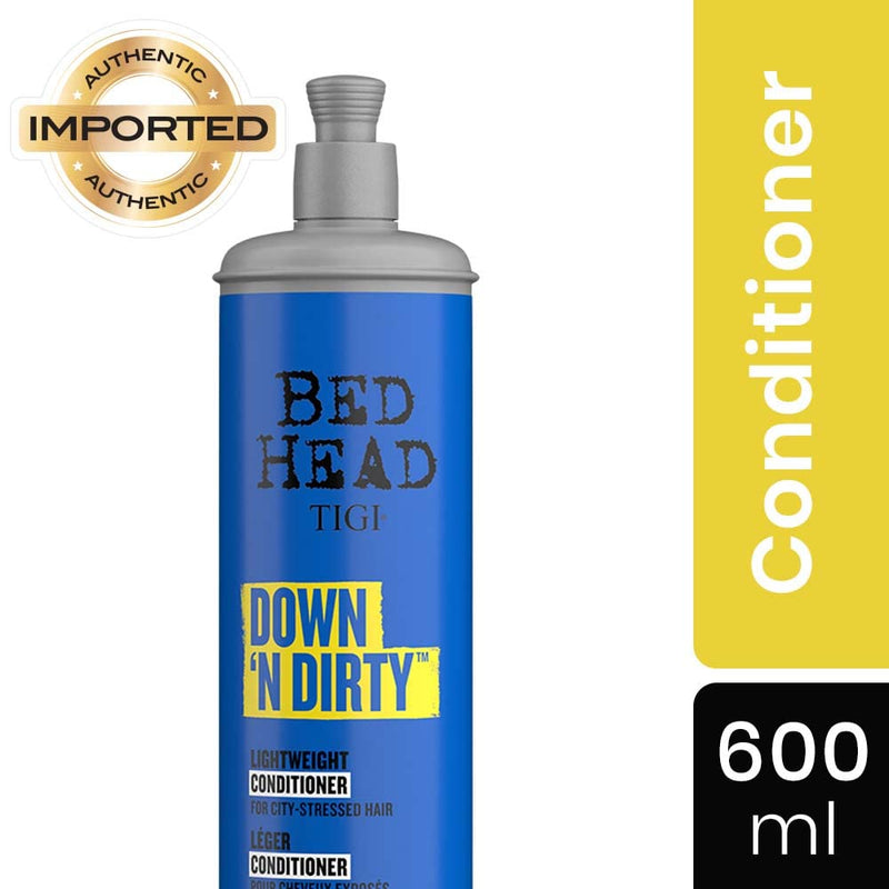 Bed Head by TIGI Down N' Dirty Clarifying Detox Conditioner to Remove Build-Up for All Hair Types 600ml - BeesActive Australia