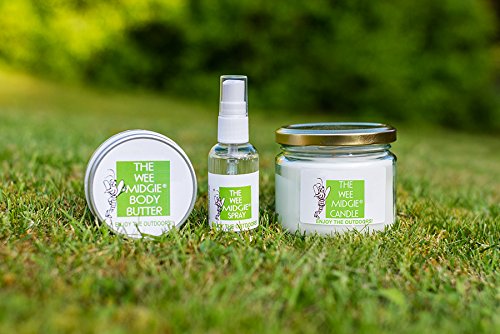 Insect Repelling - The Wee Midgie / Myrtle Body Butter for Midges ,Mozzies & Moisturising - Midge & Mosquito Repellent Body Butter - 40g - BeesActive Australia