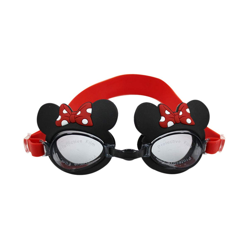 RARITYUS Cute Cartoon Pattern Swim Goggles Waterproof Anti Fog Swimming Goggles for Youth Kids Child Red Minnie - BeesActive Australia