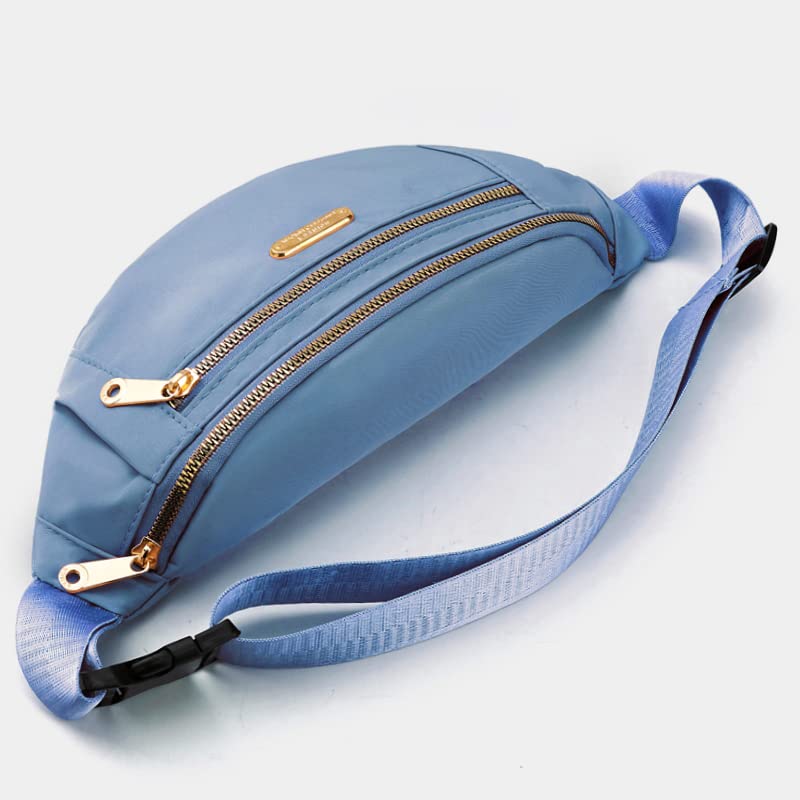 Fanny Pack - Waist Pack for Women - Waterproof Waist Bag for Running Traveling Sports Blue - BeesActive Australia