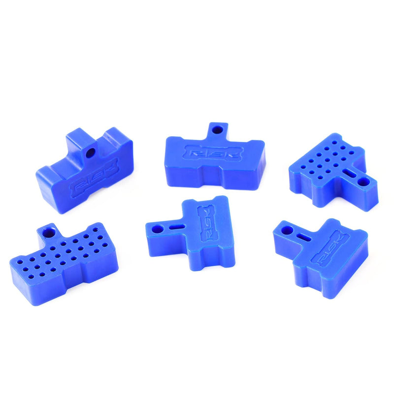 COONIUM Hydraulic Disc Brake Bleed Blocks Compatible with Shimano, AVID SRAM and More, Pack of Assorted 4 pcs (2 PCS for 2-Piston Caliper and 2 PCS for 4-Piston Caliper) - BeesActive Australia