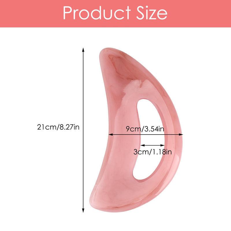 Body Gua Sha Massage Tool for Cellulite and Toning, Anti Cellulite Sculpting Massager Muscle Scraping Tool with Handle, Resin Large Lymphatic Drainage Massage Guasha, Pressing Removal of Fatigue - BeesActive Australia