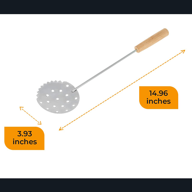 Ice Fishing Scoop - Metal Handle Ice Skimmer - Ice Fishing Slush Scooper - BeesActive Australia