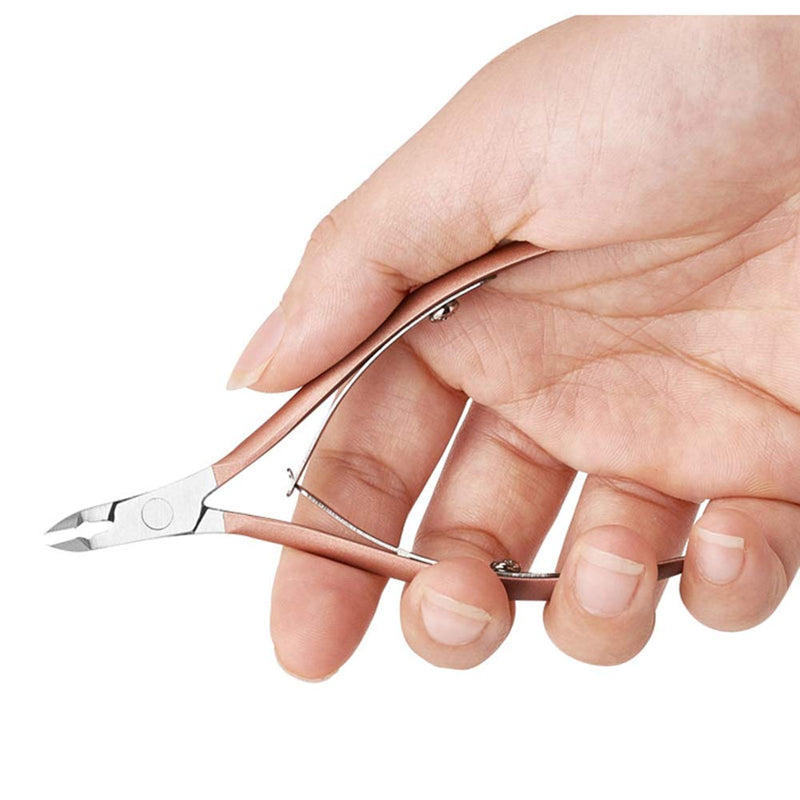 AKOAK 1 Pack Stainless Steel Dead Skin Pliers Dead Skin Nail Clippers Hawk Nose Pliers Cosmetic Manicure Tool - BeesActive Australia