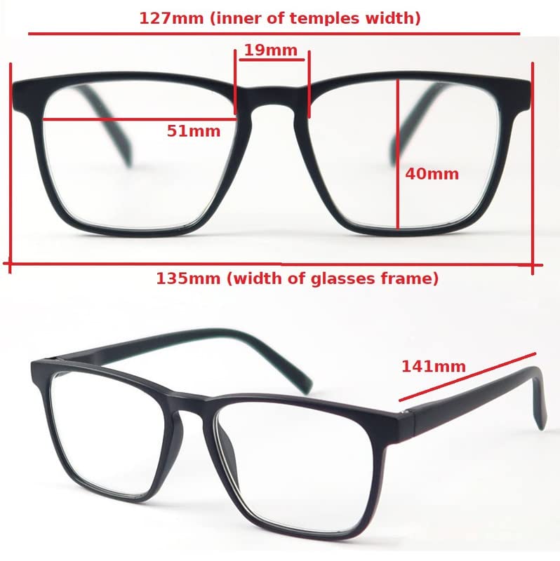 I-Sential Reading Glasses Large Lens & Case Spring Hinges Designer Style Mens Womens Readers Tortoiseshell Brown With Case 1.5 x - BeesActive Australia